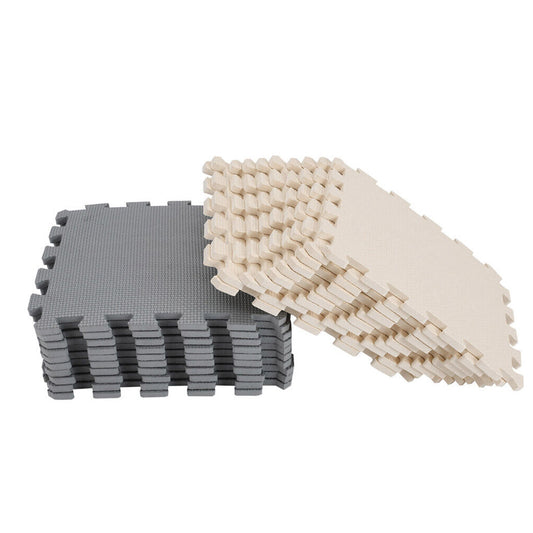 Pack of 20 Interlocking Rubber Foam Puzzle Mat for Playing and Crawling