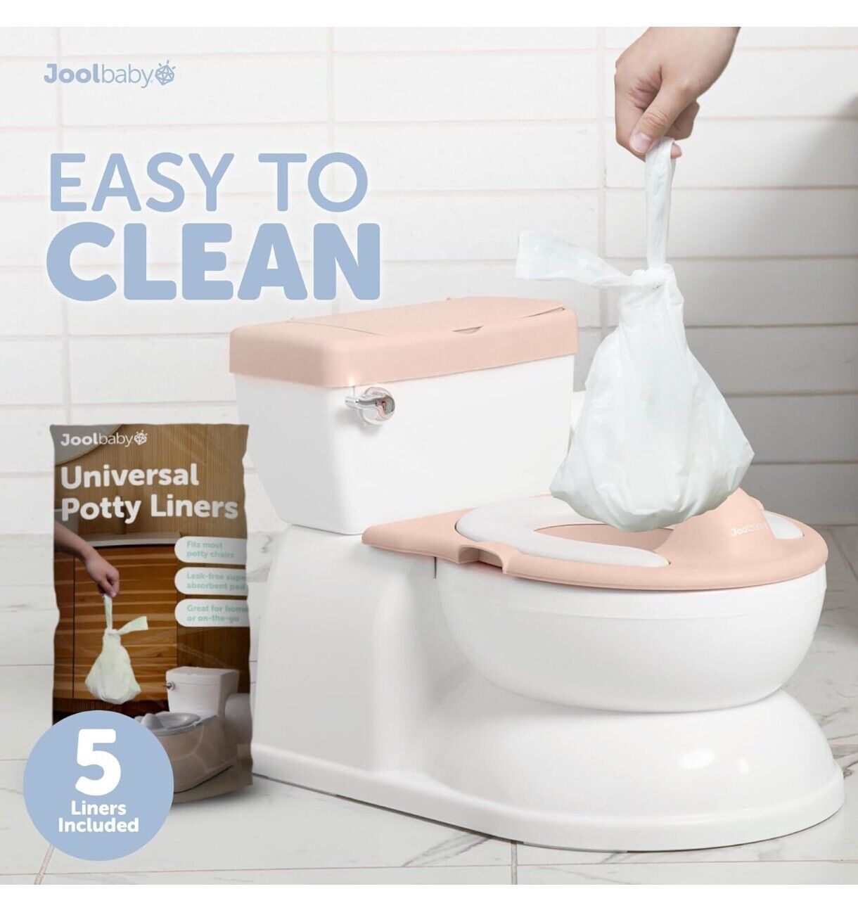 Jool Baby Real Feel Potty - Toilet Trainer with Wipes Storage & Music 🎶