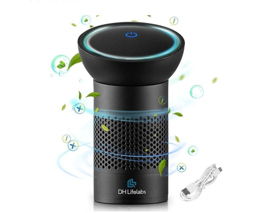 DH Lifelabs Sciaire Portable Air Purifier - Eliminates 99% Bacteria & Viruses