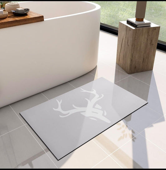 Chakme Quick Dry Non-Slip Bathroom Mat - Super Absorbent 44x81 cm