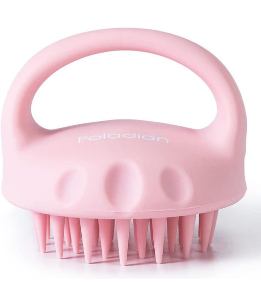 Foladion Silicone Soft Scalp Massager - Manual Exfoliator & Head Scrubber